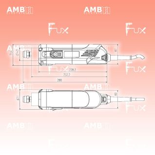AMB Elektrik 1400 FME-P Fräsmotor