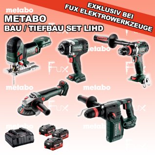Metabo Bau / Tiefbau Set  4
