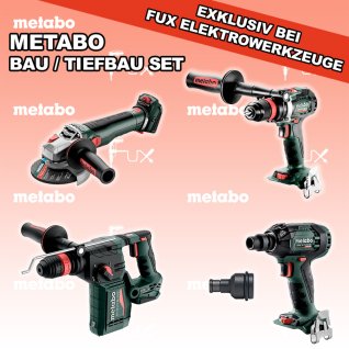 Metabo Bau / Tiefbau Set  6 SOLO