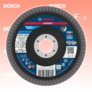 Bosch Expert Fächerschleifscheibe X782, ⌀ 125 mm, Korn  60