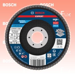 Fächerschleifscheibe X782, ⌀ 115 mm, Korn 80